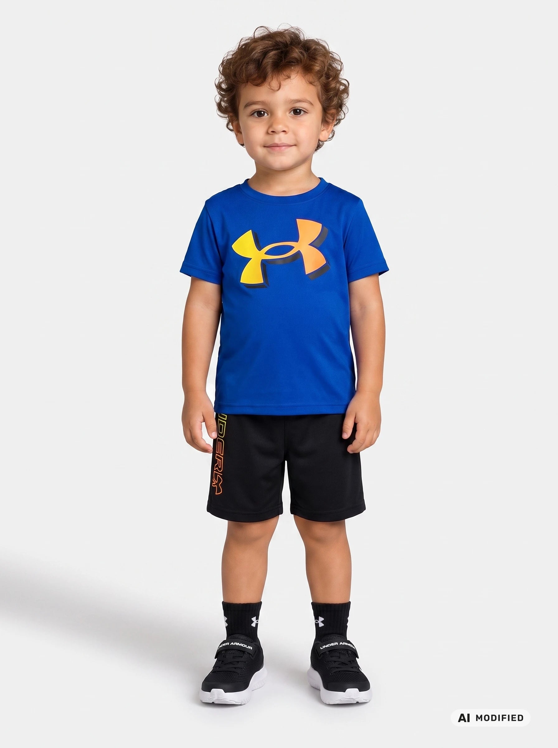 Under Armour Fiú UA GRADIENT LOGO SS SET-ROY szett póló