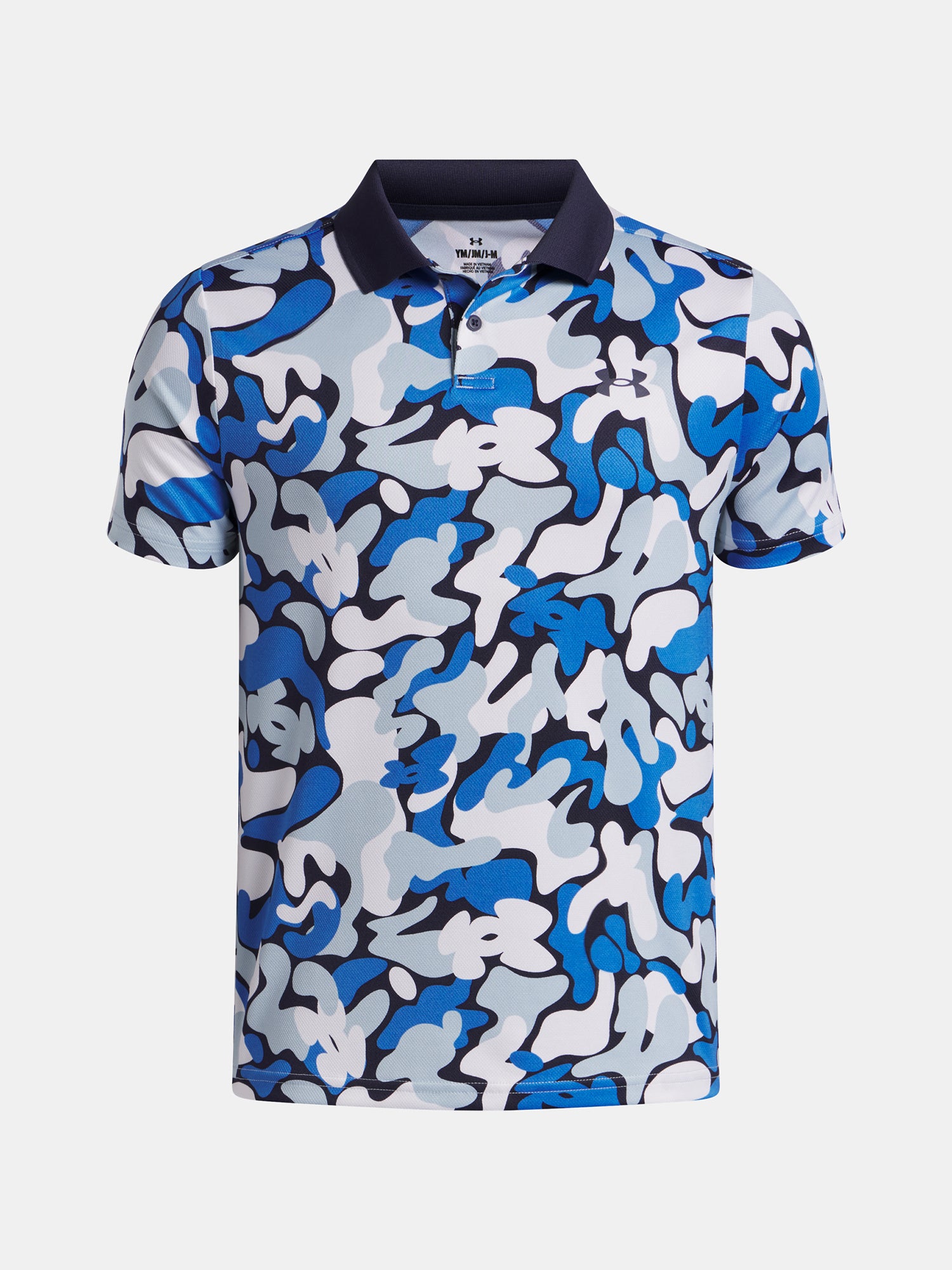 Under Armour Fiú UA Matchplay Printed Polo-BLU póló