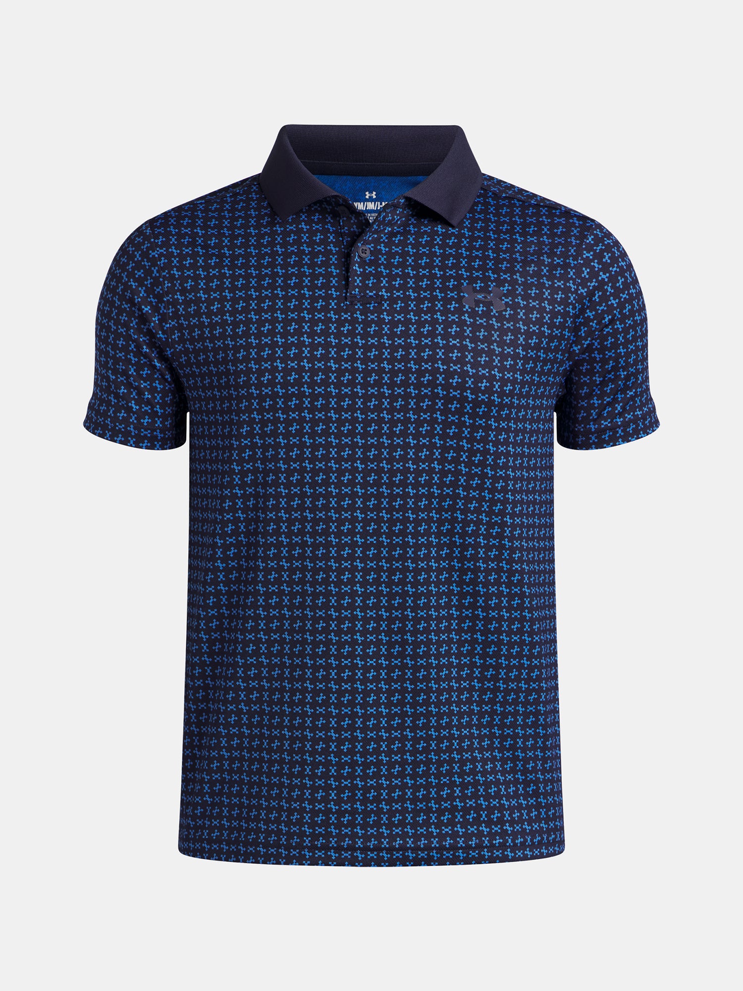 Under Armour Fiú UA Matchplay Printed Polo-BLU póló