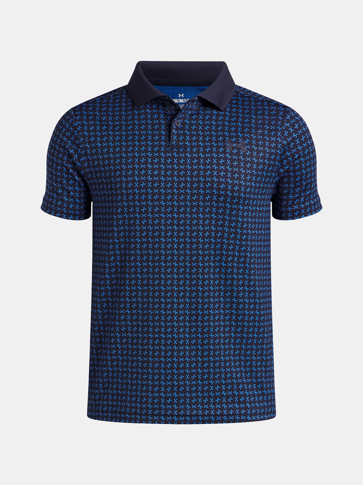 Under Armour Fiú UA Matchplay Printed Polo-BLU póló