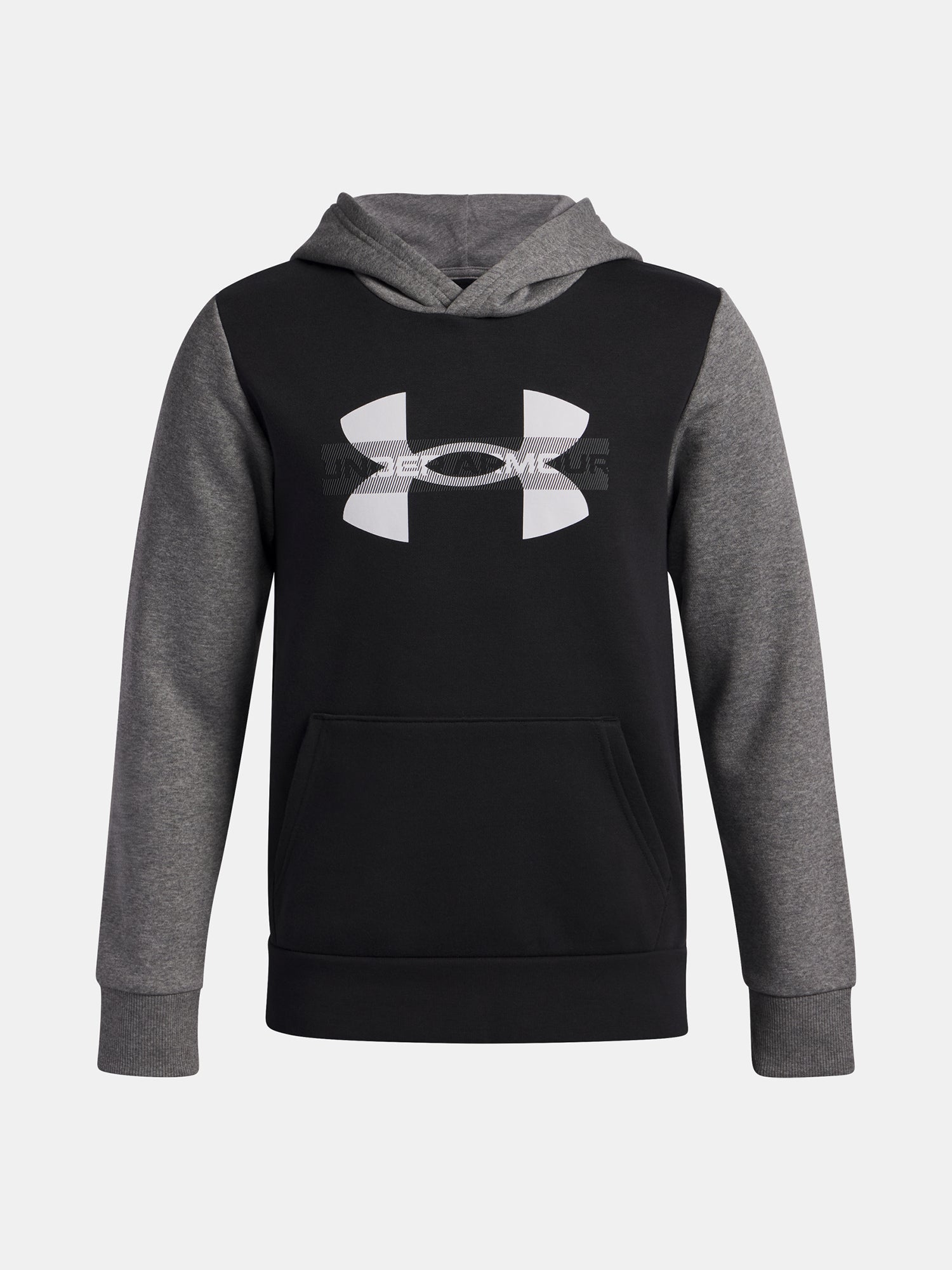 Under Armour Fiú UA Rival Flc Cblck Grphc HD-BLK Kapucnis pulóver