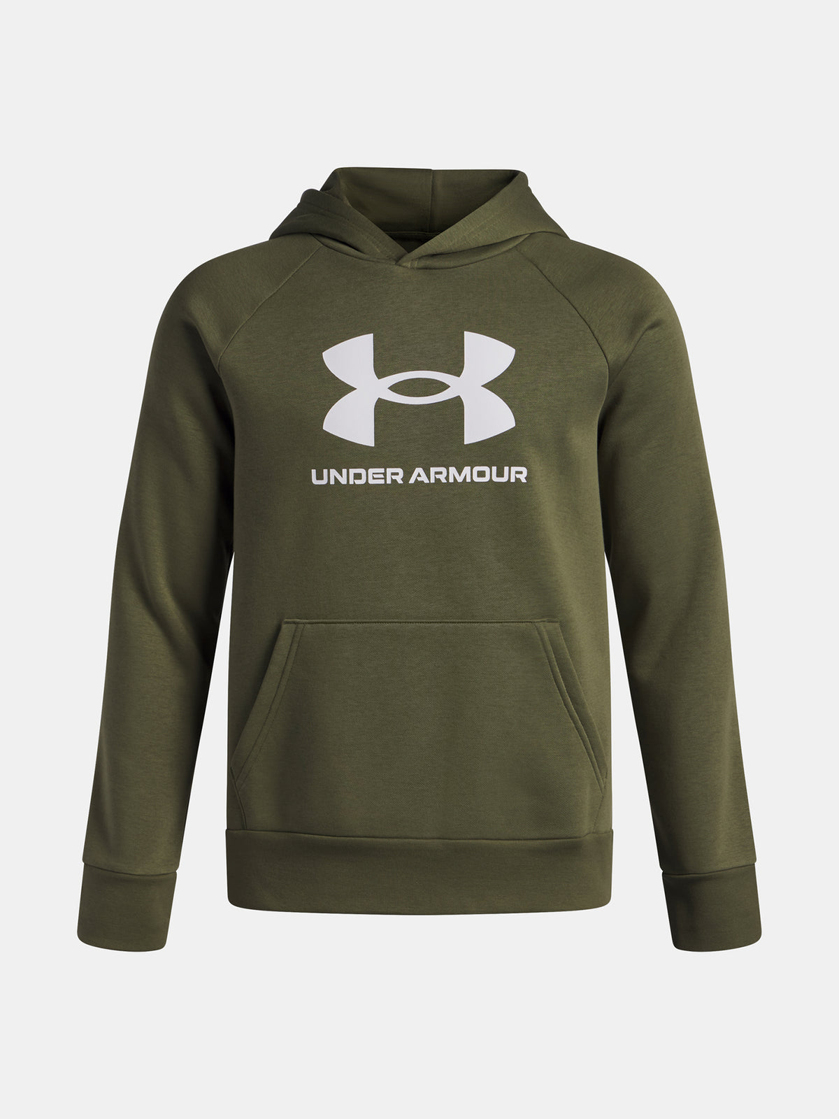 Under Armour Fiú UA Rival Fleece BL Hoodie-GRN Kapucnis pulóver