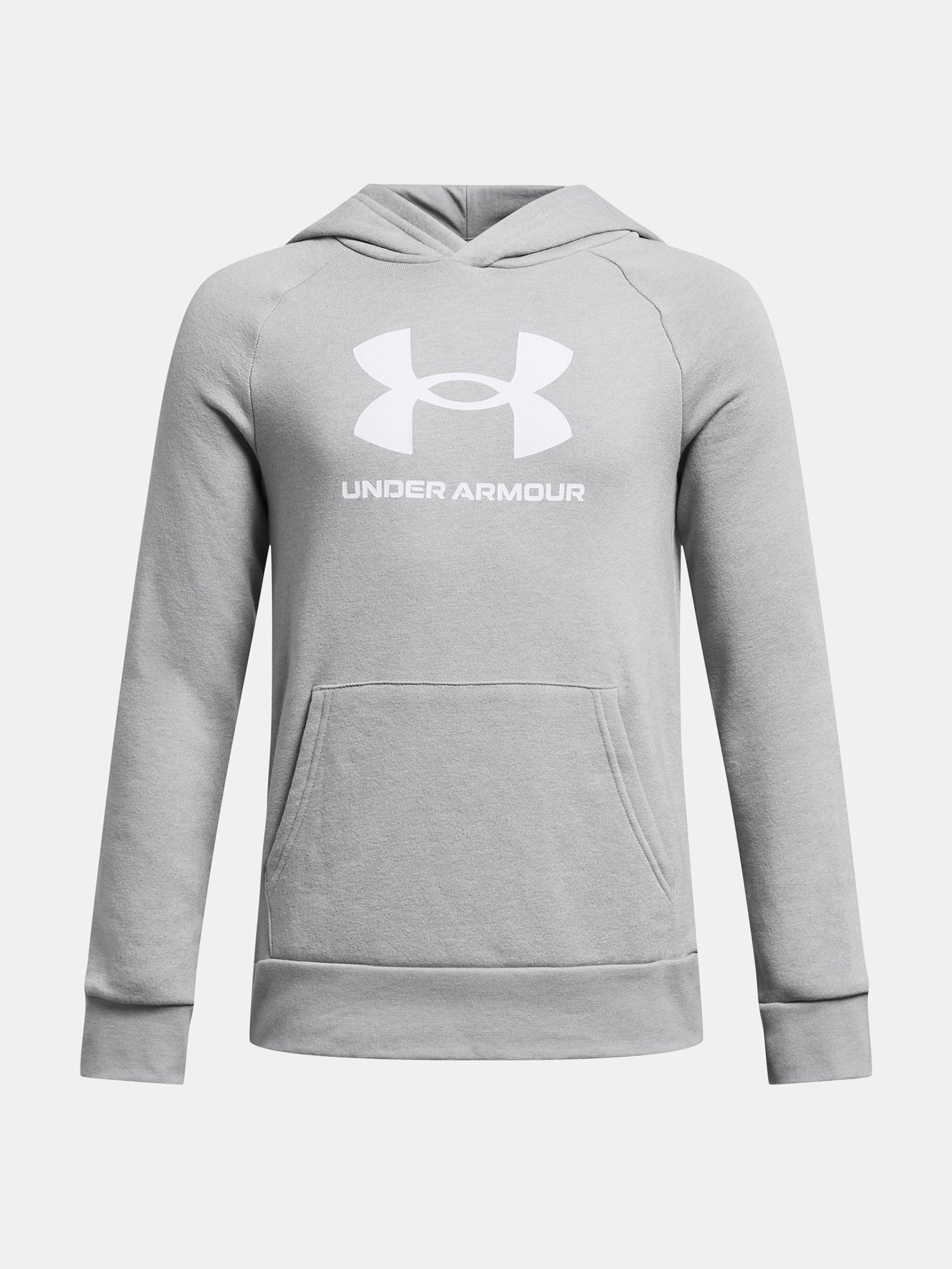 Under Armour Fiú UA Rival Fleece BL Kapucnis pulóver szürke