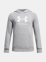 Under Armour Fiú UA Rival Fleece BL Kapucnis pulóver szürke