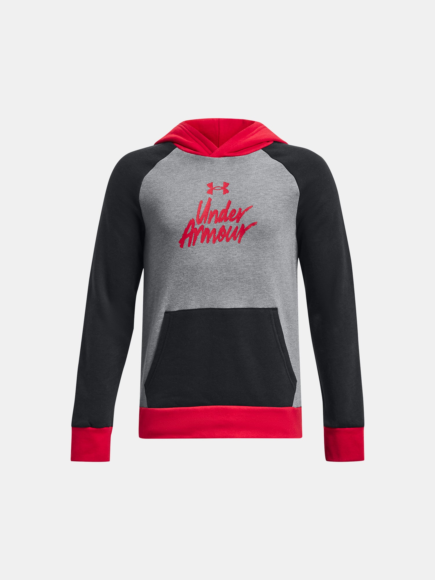 Under Armour Fiú UA Rival Fleece Script CB HD pulóver