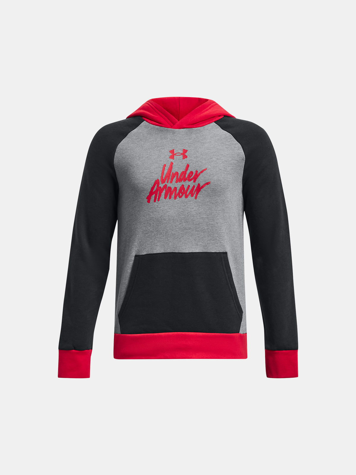 Under Armour Fiú UA Rival Fleece Script CB HD pulóver