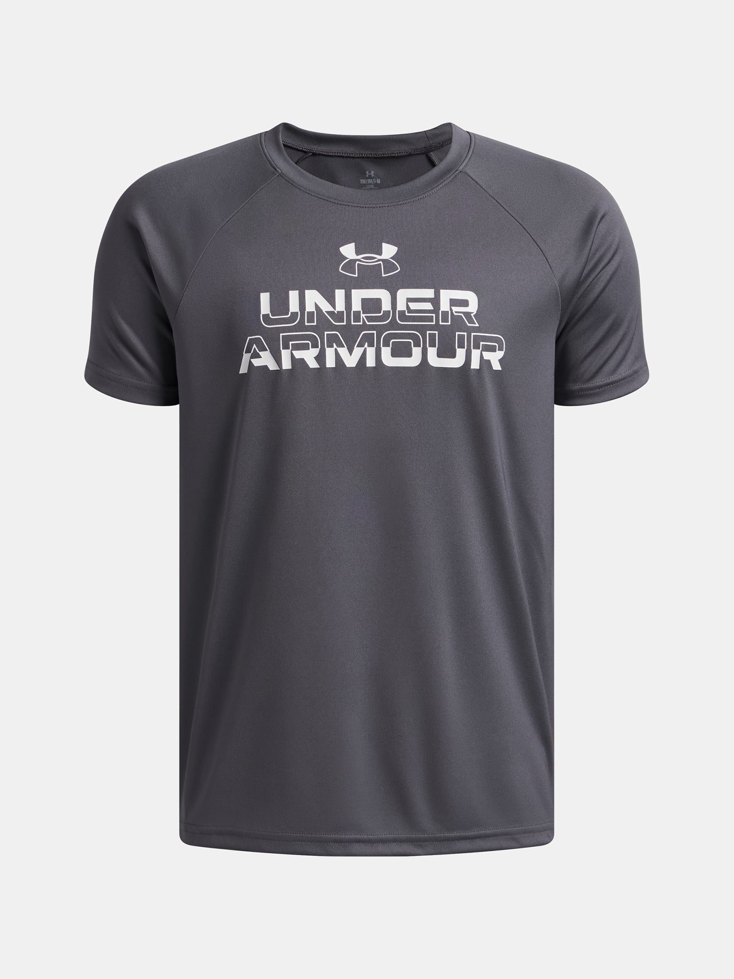 Under Armour Fiú UA Tech Split Wordmark SS póló 1383010-027