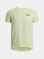 Fiú Under Armour UA Tech Textured SS zöld póló
