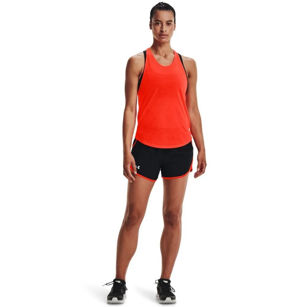 Under Armour Fly By 2.0 női, fekete rövidnadrág