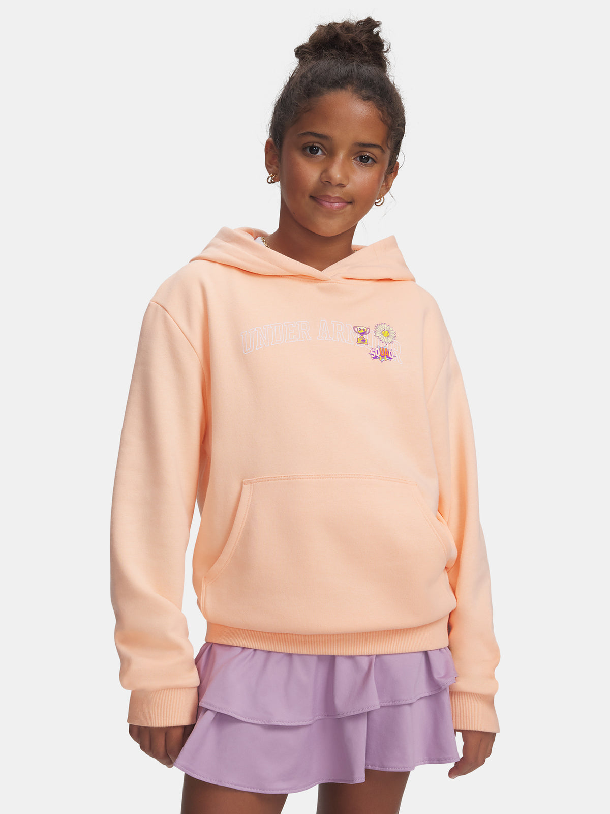 Under Armour G Graphic Hoodie-ORG kapucnis lány pulóver