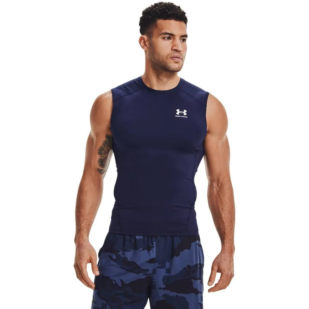 Under Armour Heat Gear Comp trikó, sötétkék férfi Atléta