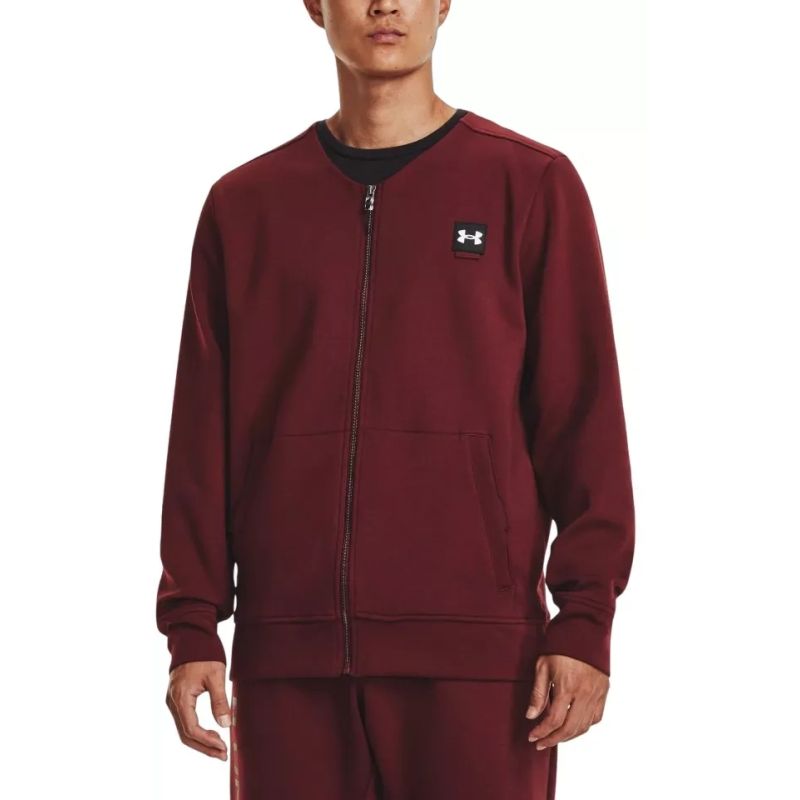 Under Armour Hoodless Full-Zip UA Summit Knit Graphic FZ férfi kapucnis pulóver
