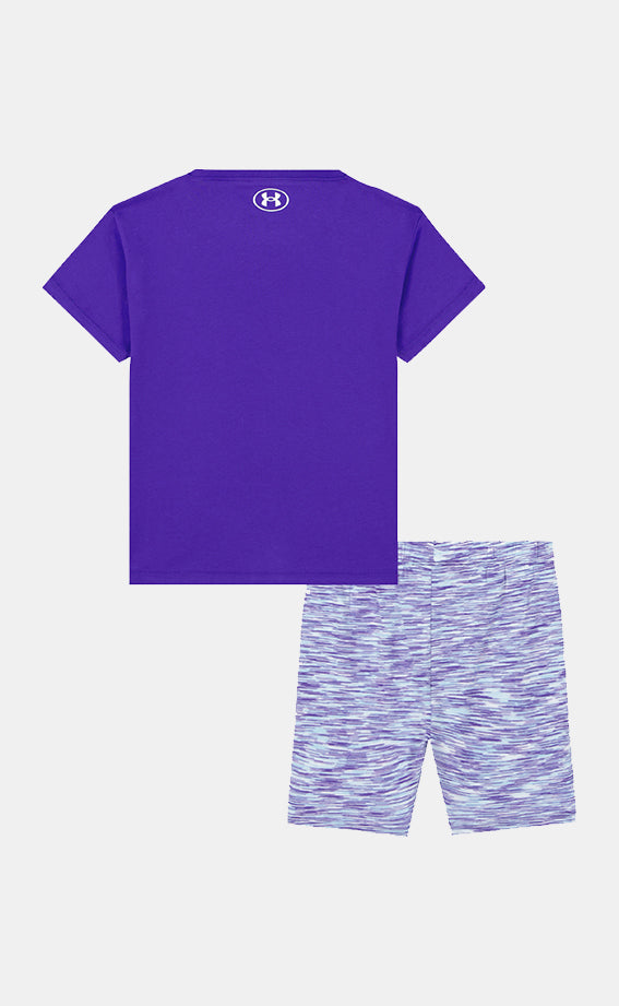 Under Armour Lány szett UA TWIST BIKE SHORT SET-BLU kiegészítő