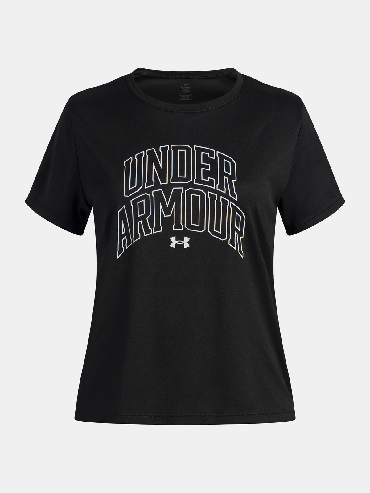 Under Armour Lány Tech Varsity Graphic SS-BLK póló