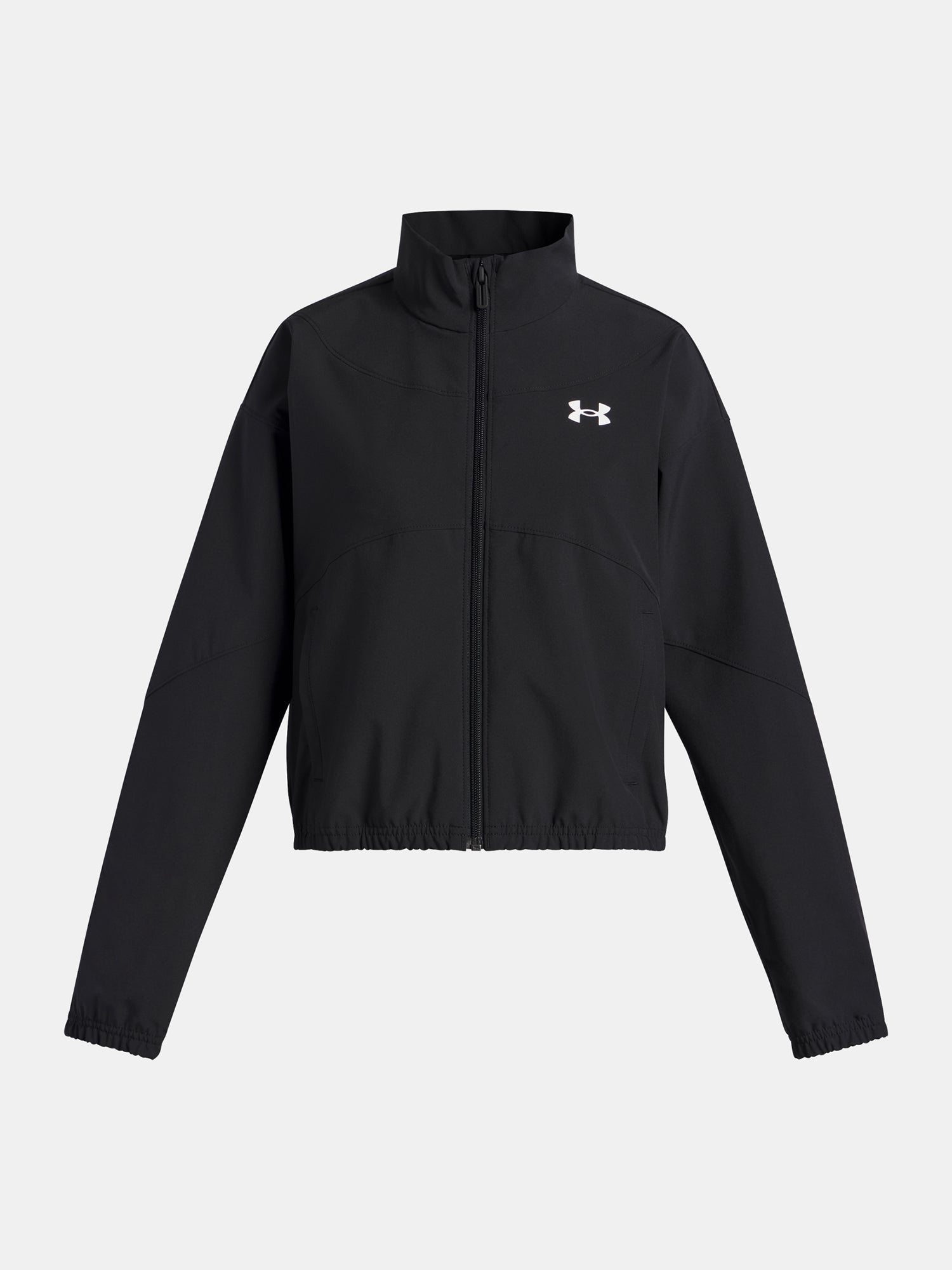 Under Armour Lány UA Rival Woven Jacket-BLK Kapucnis pulóver