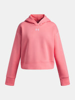 Lányka gyerek pulóver Under Armour UA Rival Fleece Hoodie-PNK