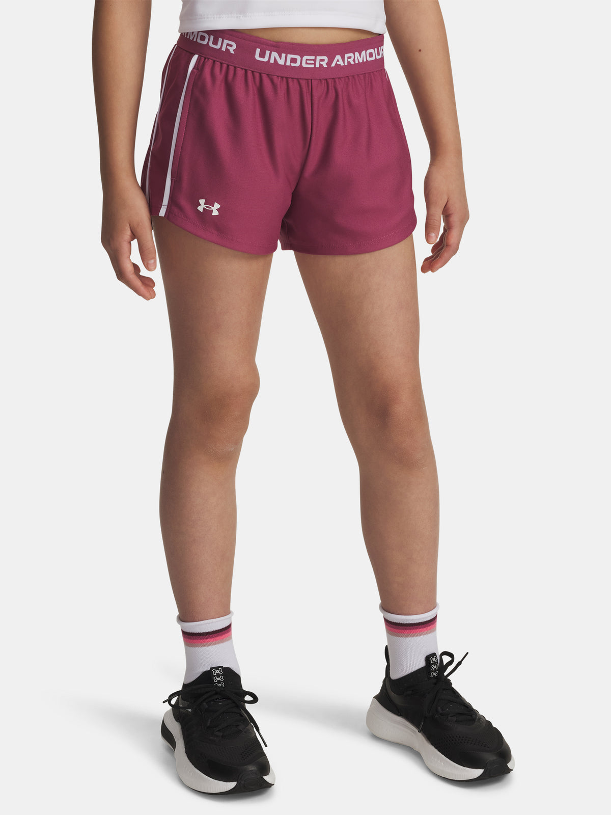 Under Armour Lányka rövid gyerek nadrág G Tech Play Up -RED short