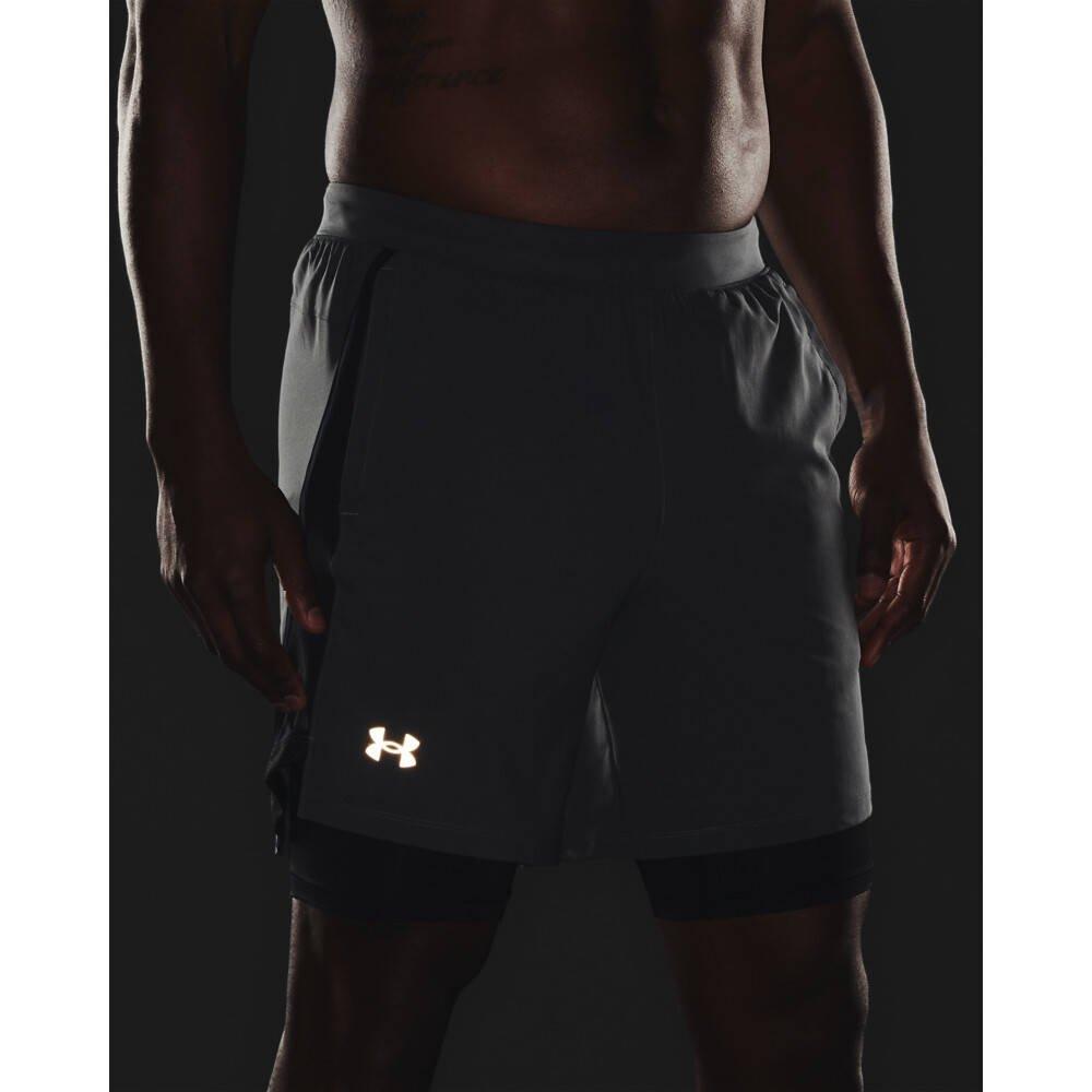 Under Armour Launch Run 2 in 1 , szürke Short - Sportmania.hu