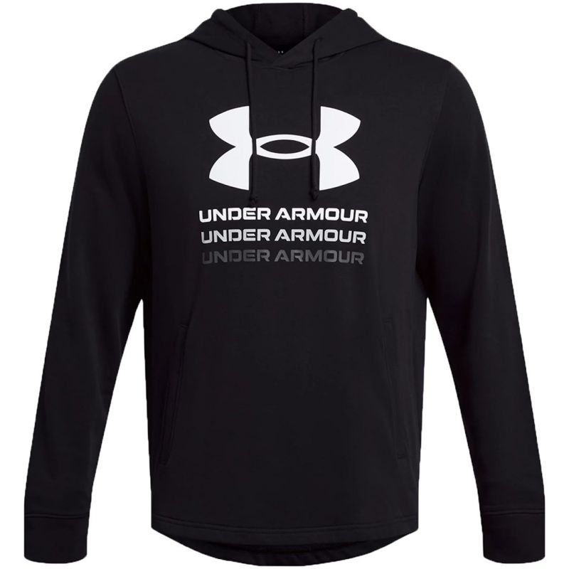 Under Armour Men’s UA Rival Terry Graphic Hoodie 1386047 fekete férfi kapucnis pulóver 140611_M