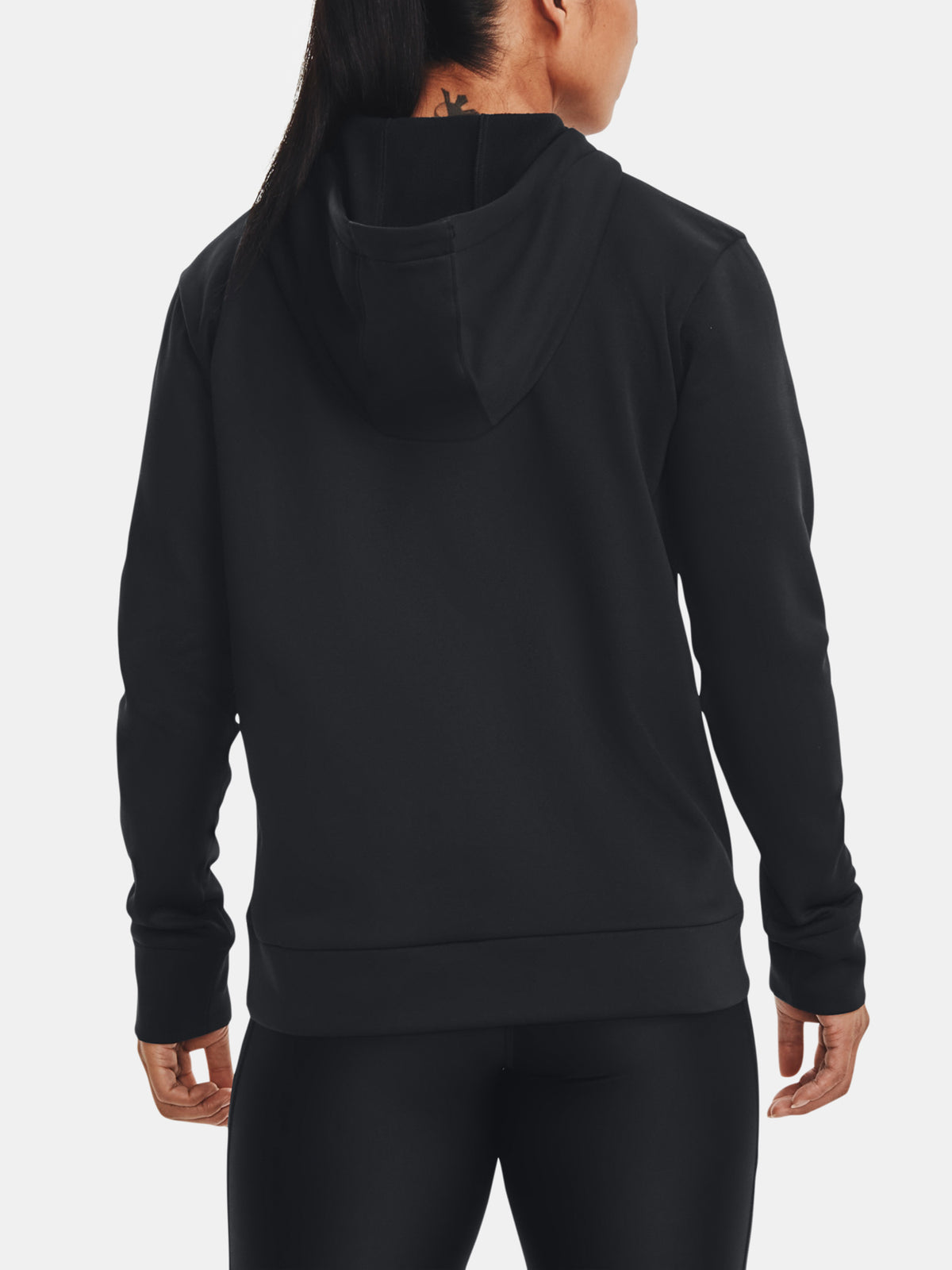 Under Armour Nõi Armour Fleece LC Hoodie pulóver hosszú ujjú póló, fekete