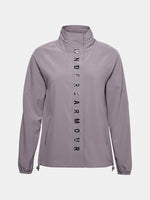Under Armour Nõi dzseki Recover Woven Jacket lila kapucnis pulóver