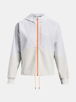 Under Armour Nõi dzseki Woven FZ Jacket fehér kabát