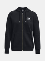 Under Armour Nõi Essential Fleece FZ fekete Kapucnis pulóver