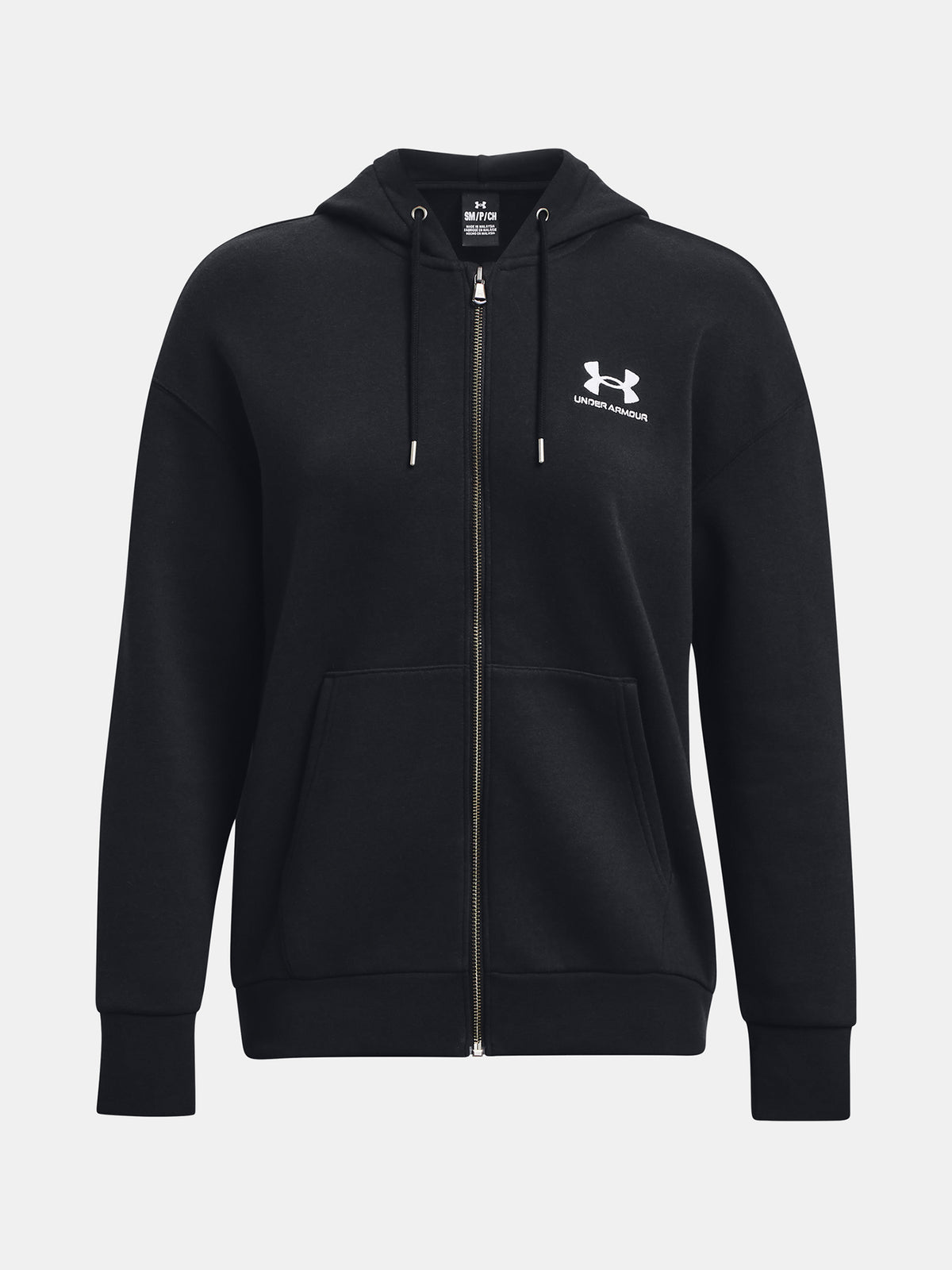 Under Armour Nõi Essential Fleece FZ fekete Kapucnis pulóver