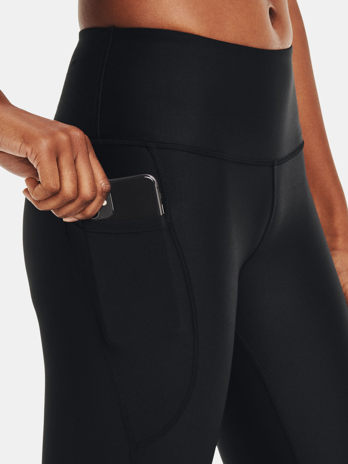 Under Armour Nõi HG Armour Shine Leg NS kompressziós fekete leggings