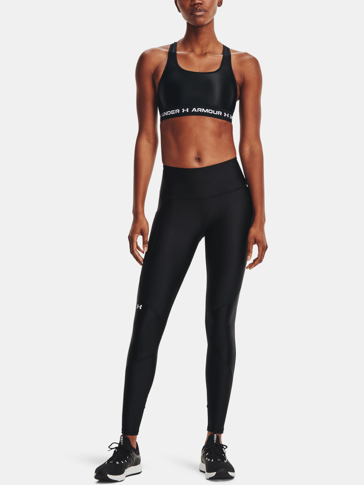 Under Armour Nõi HG Armour Shine Leg NS kompressziós fekete leggings