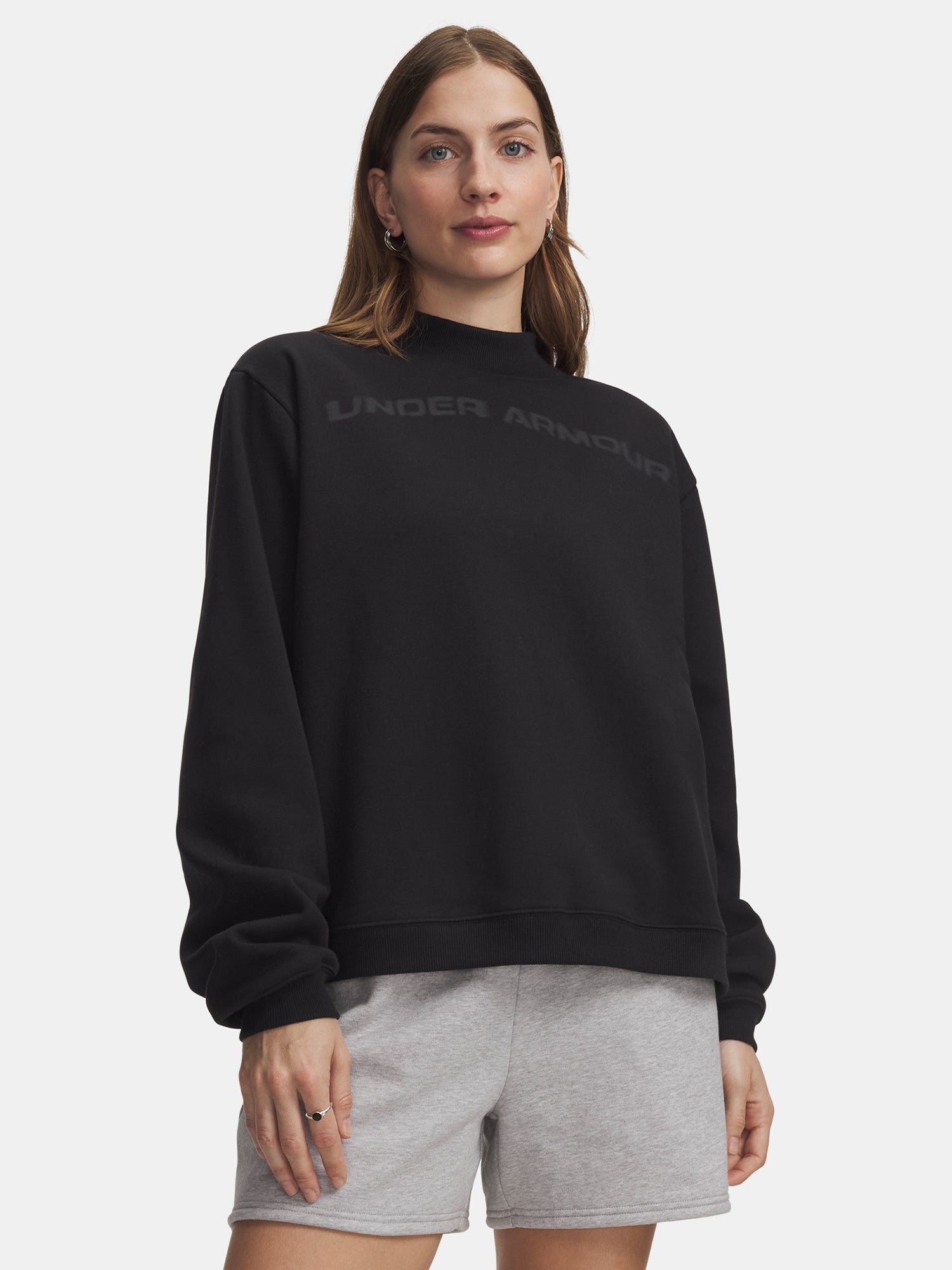 Under Armour Nõi Icon Fleece WM Mock NK pulóver polár pulóver
