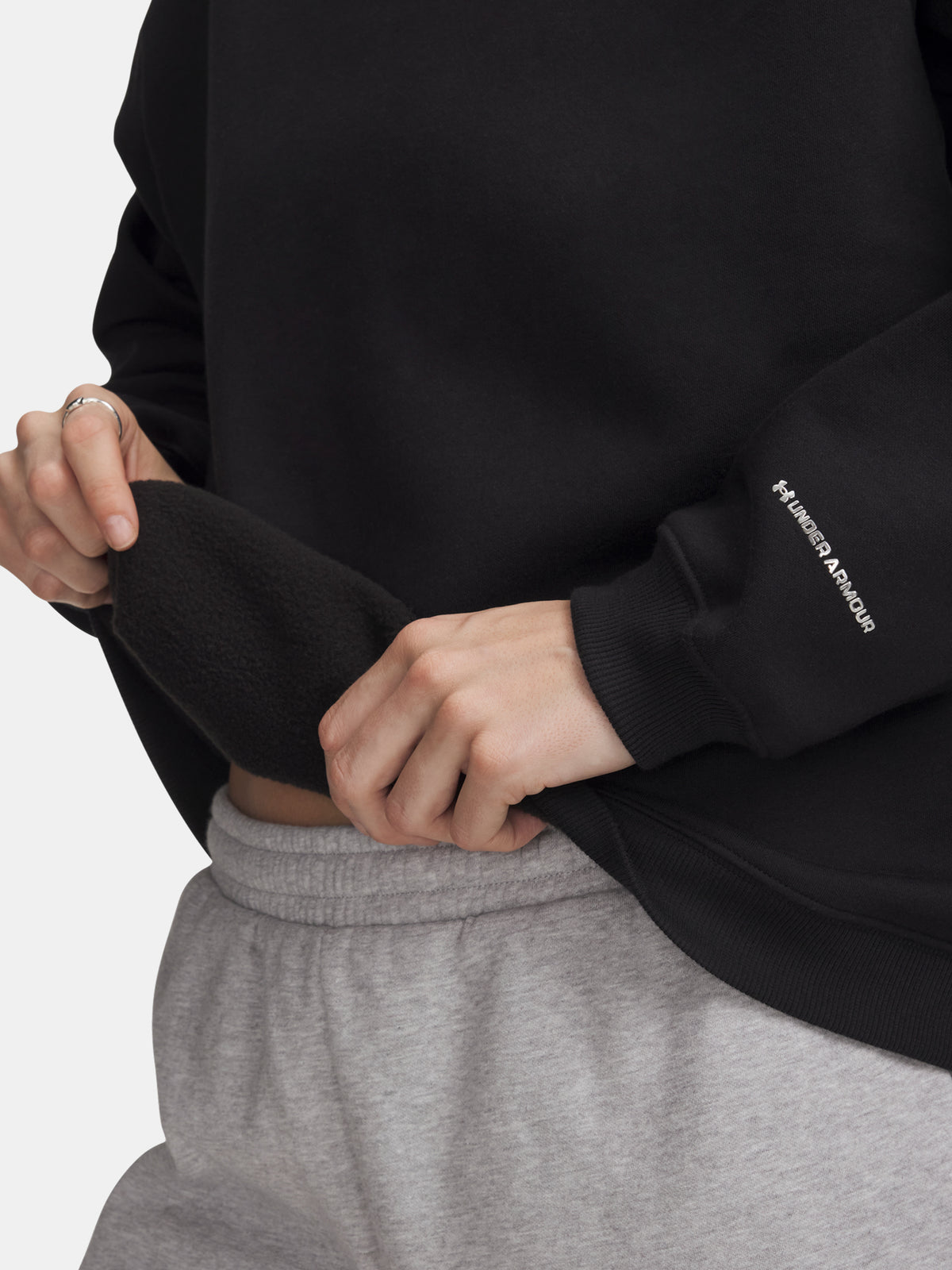 Under Armour Nõi Icon Fleece WM Mock NK pulóver polár pulóver