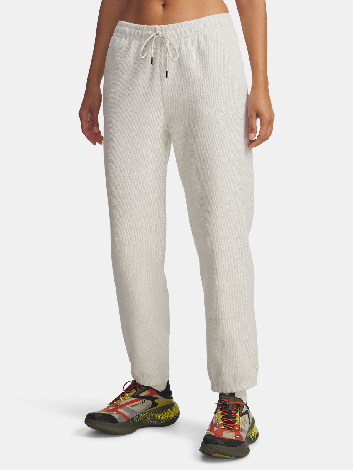 Under Armour Nõi melegítõ Icon Terry Varsity Jogger-WHT Nadrág