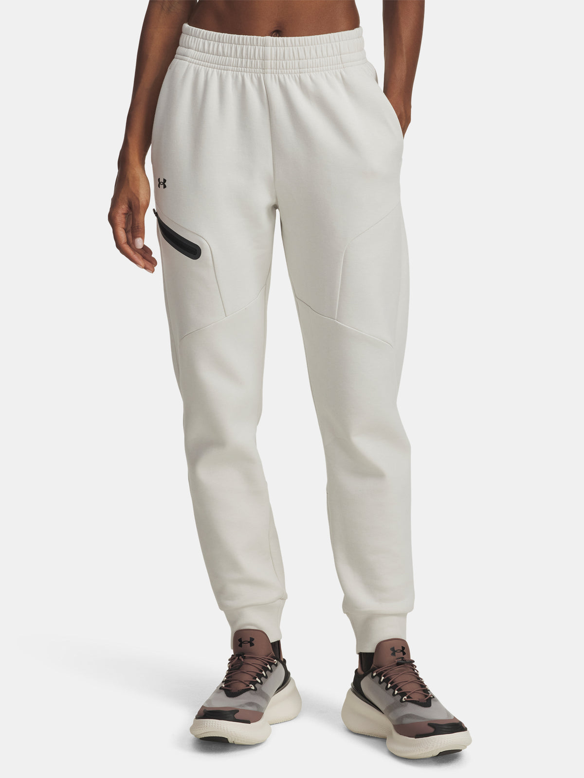 Under Armour Nõi melegítõ Unstoppable Flc Jogger-WHT Nadrág