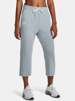 Under Armour Nõi melegítõnadrág UA Rival Terry Flare Crop nadrág, kék