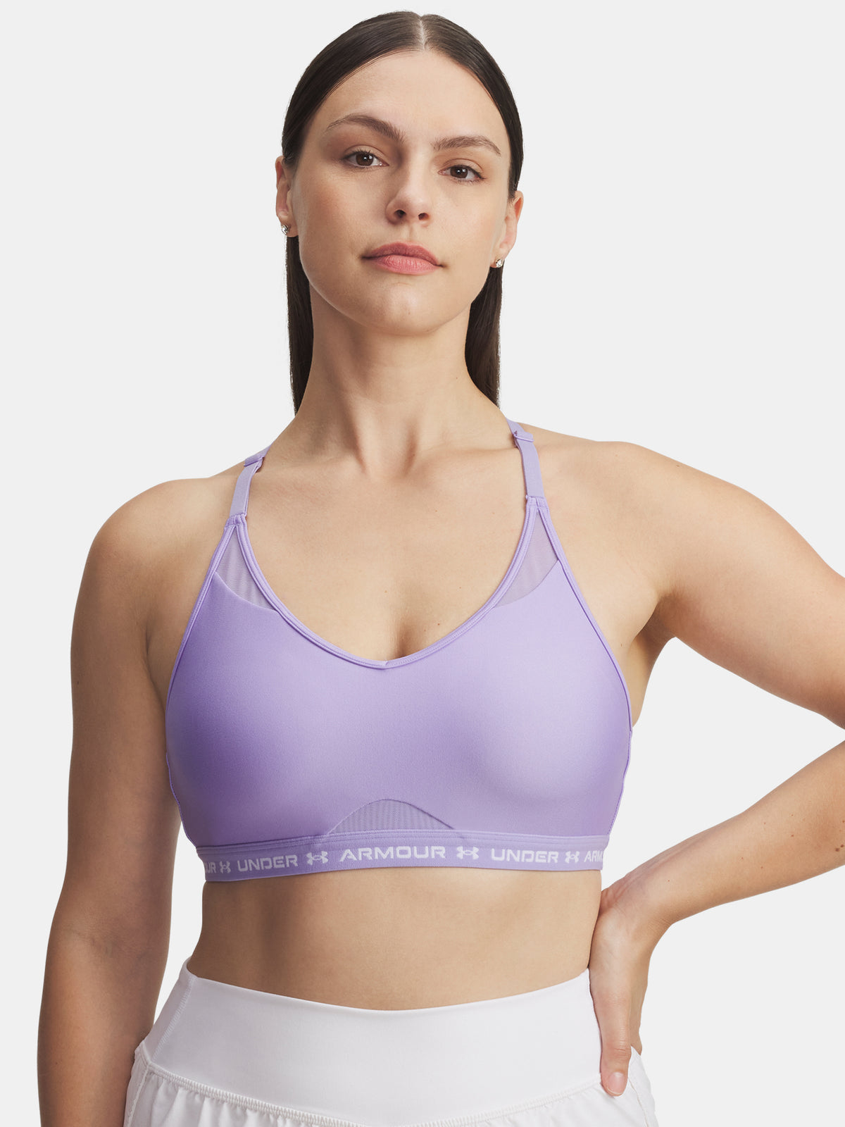 Under Armour Nõi melltartó UA Crossback Low Bra-PPL Sportmelltartó