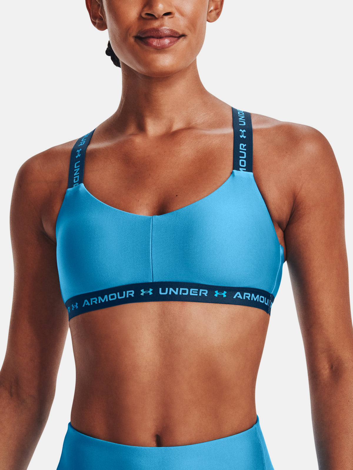Under Armour Nõi melltartó UA Crossback Low sportmelltartó, kék