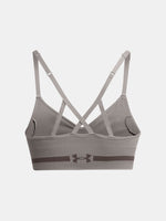 Under Armour Nõi melltartó UA Seamless Low Long Bra sportmelltartó, szürke
