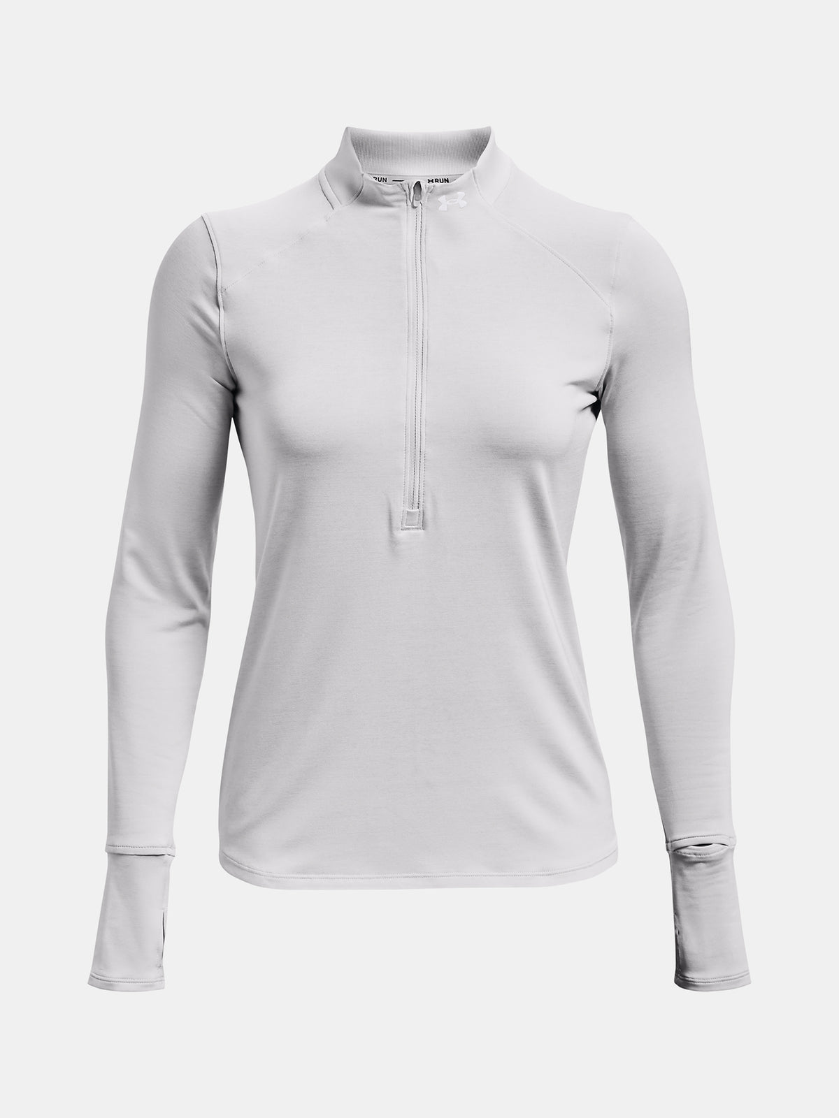 Under Armour Nõi Qualifier Run 2.0 1/2 Zip szürke póló
