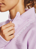 Under Armour Nõi Recover Fleece Wrap Neck lila pulóver