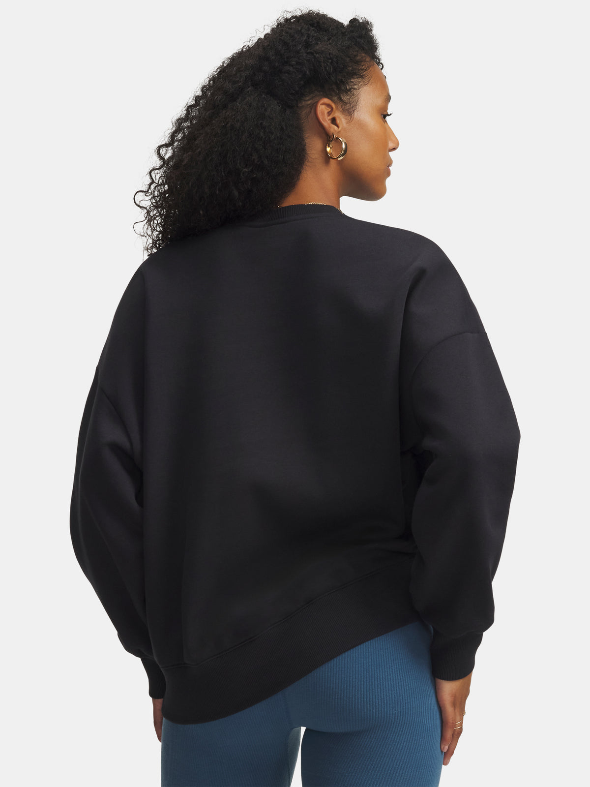 Under Armour Nõi Rival Flc OS Varsity Crew-BLK pulóver