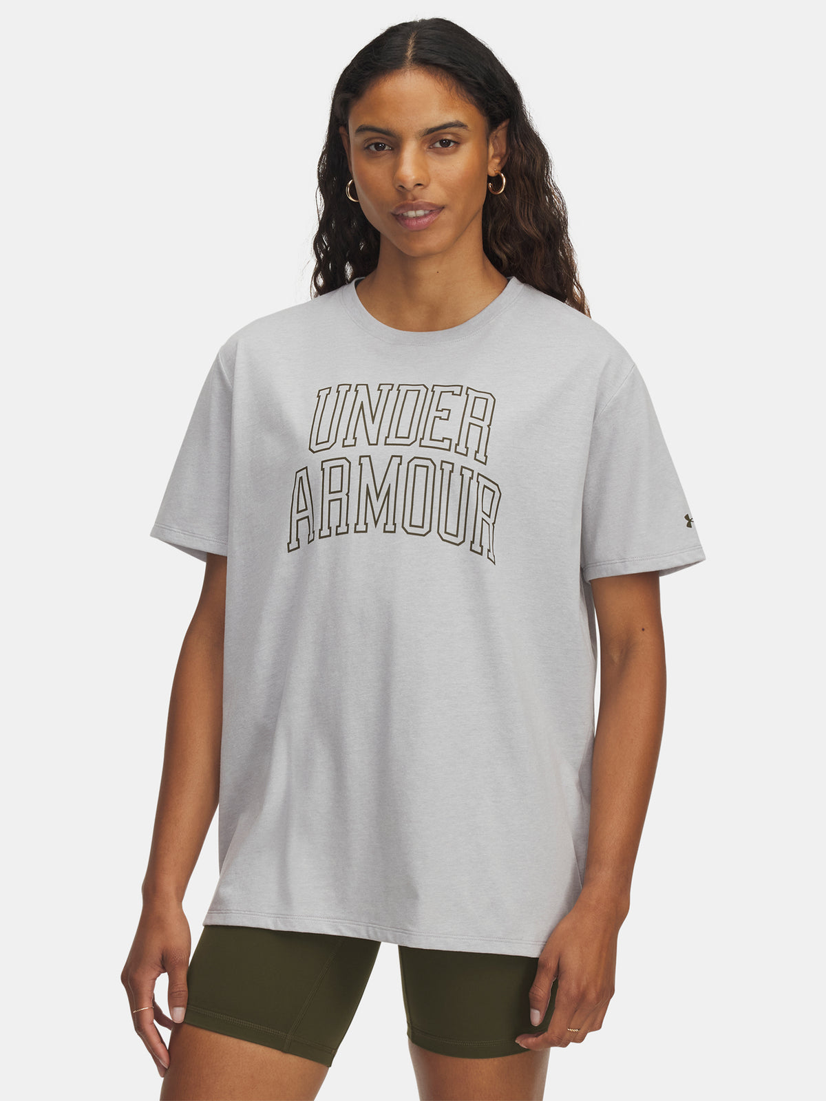 Under Armour Nõi Rival OS Campus Tee-GRY póló