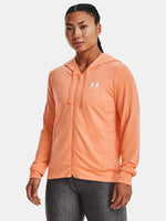 Under Armour Nõi Rival Terry FZ Hoodie pulóver, narancssárga