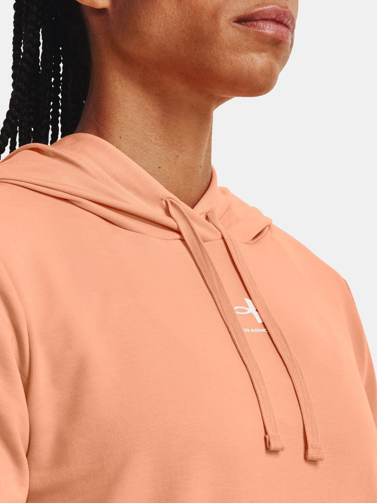 Under Armour Nõi Rival Terry Hoodie pulóver, narancssárga