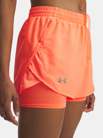 Under Armour Nõi rövidnadrág UA Fly By 2-in-1 nadrág, narancssárga