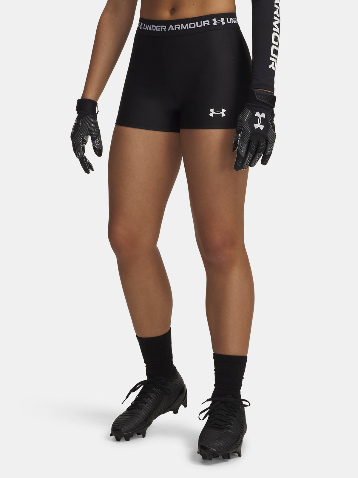 Nõi rövidnadrág Under Armour HeatGear Shorty fekete nadrág
