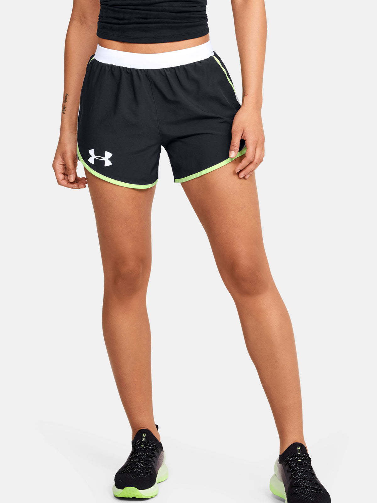 Under Armour Nõi rövidnadrág W Fly By 2.0 Wordmark nadrág, fekete