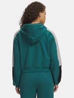 Under Armour Nõi Sport Terry Trend Hoodie zöld pulóver