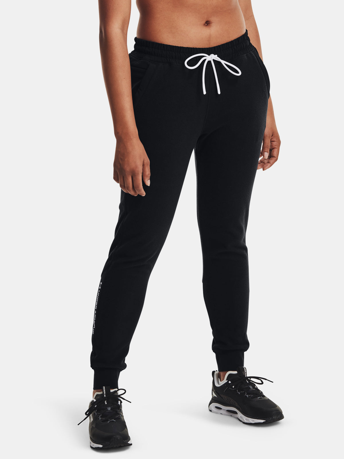 Under Armour Nõi sportnadrág UA Rush Fleece Pant fekete nadrág