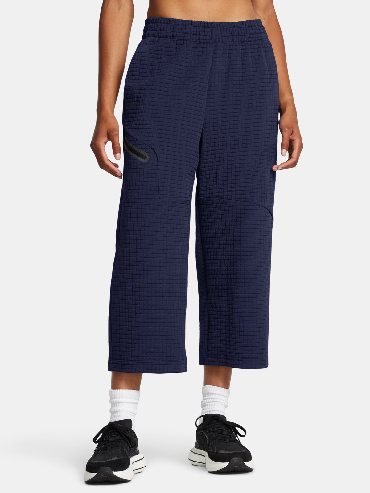 Under Armour Nõi sportnadrág Unstoppable Flc Grid Crop Nadrág